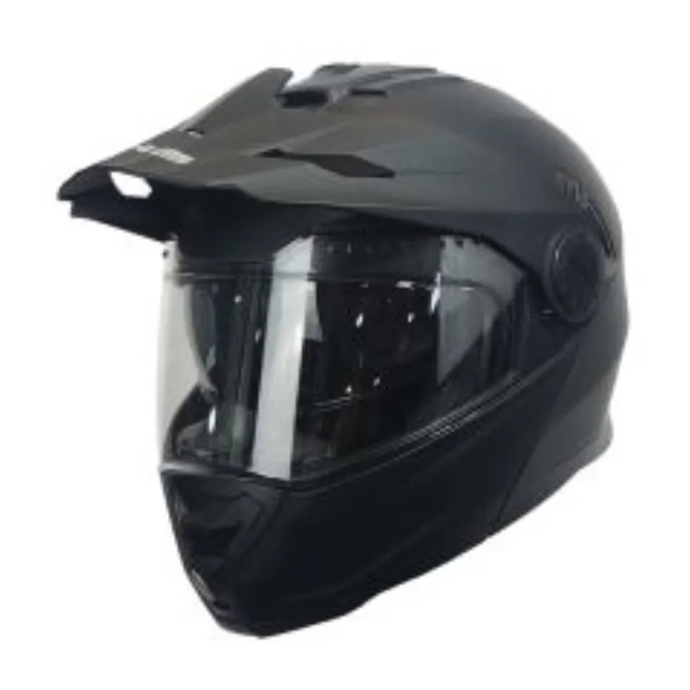 CASCO GHB 165 DOBLE PROPOSITO ABATIBLE NEGRO MATE de GHB