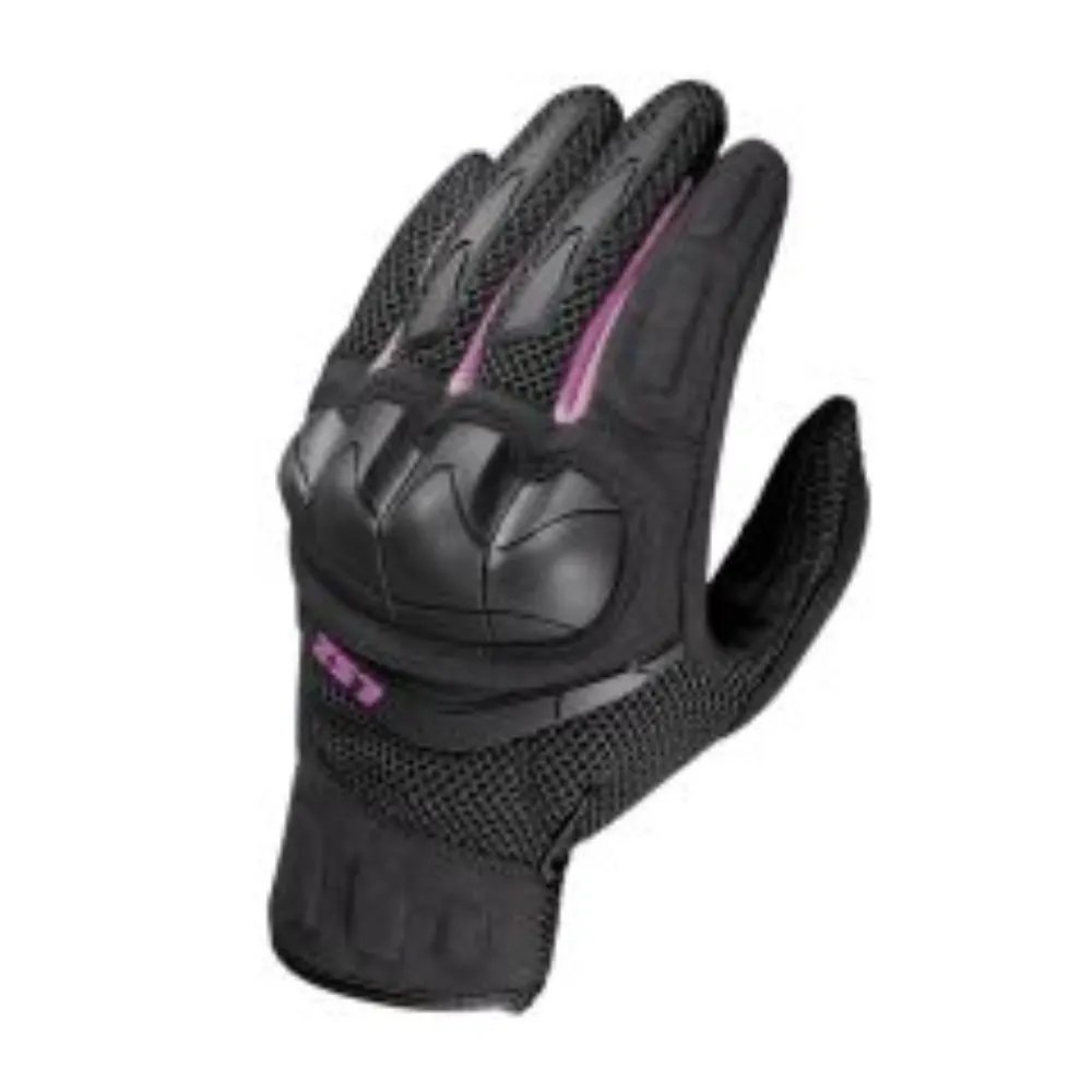 GUANTE LS2 KUBRA NEGRO MORADO MUJER de LS2 Gloves