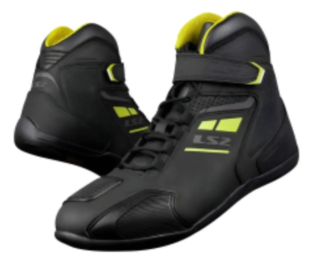 BOTA LS2 GARRA NEGRA AMARILLA MUJER de LS2 Garment