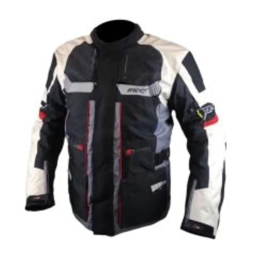 CHAQUETA ATROX TECH-2 NEGRA GRIS ROJA de Atrox