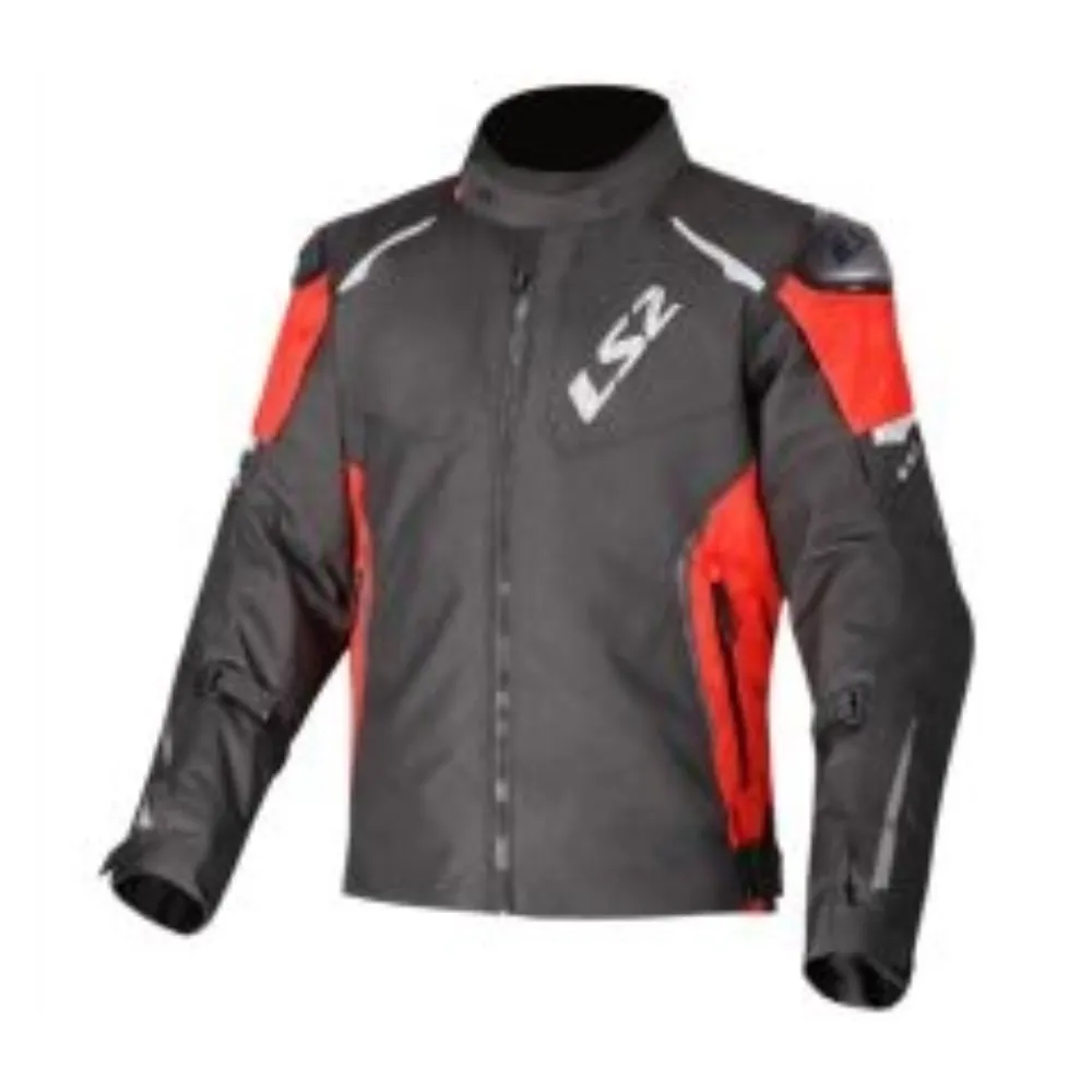 CHAQUETA LS2 ZOOM NEGRA ROJA de LS2 Garment
