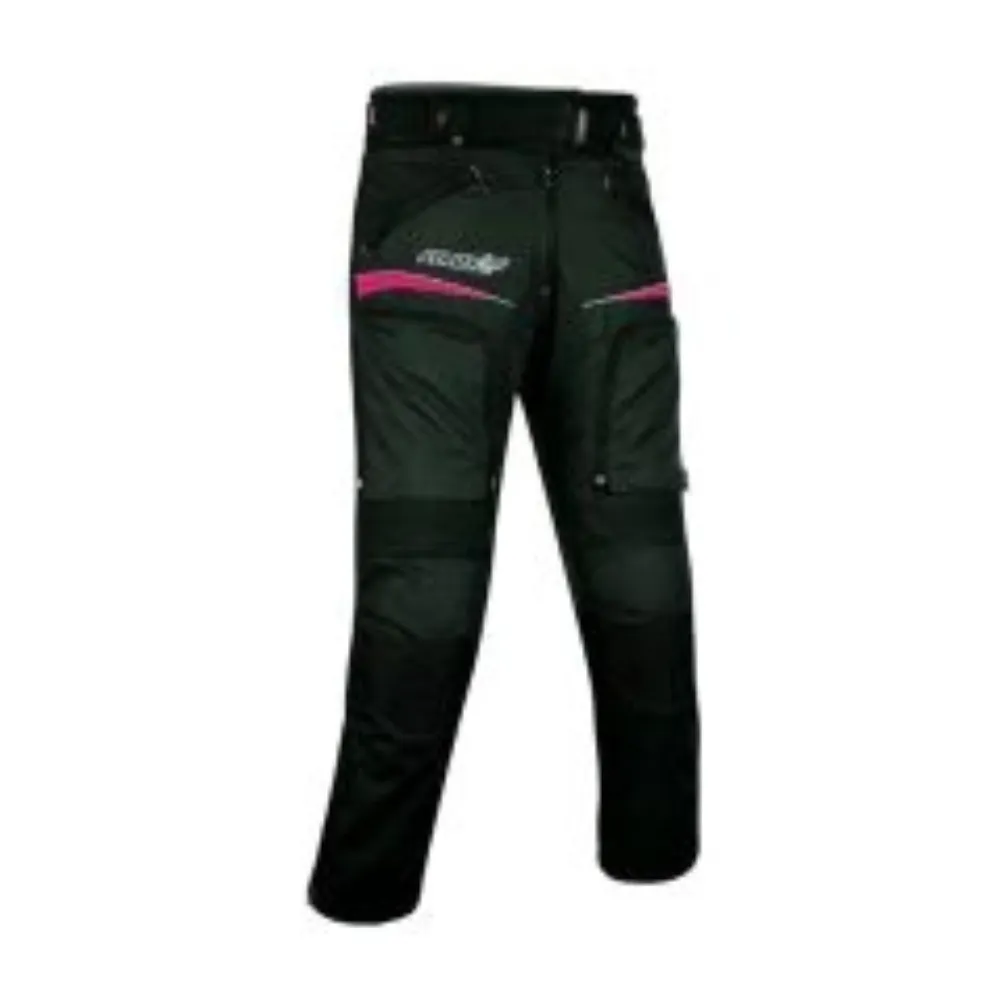 PANTALON ATROX ANDES MUJER NEGRO ROSA de Atrox