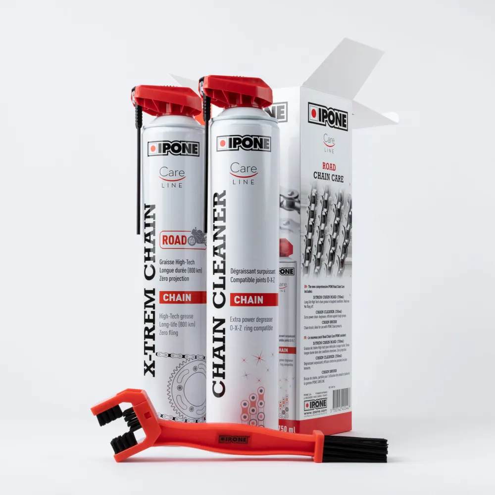KIT LUBRICANTE Y DESENGRASANTE DE CADENAS 750ML de IPONE