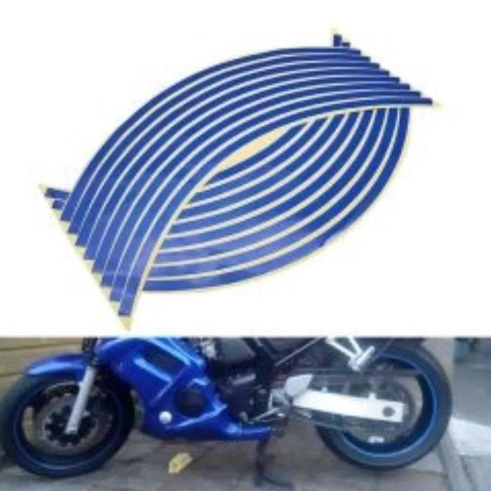 ADHESIVO BORDE LLANTA AZUL