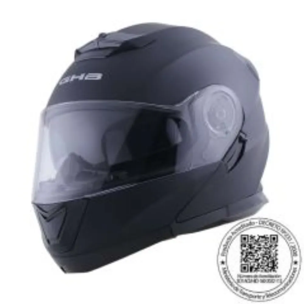 CASCO ABATIBLE GHB 160 MONO NEGRO MATE de GHB