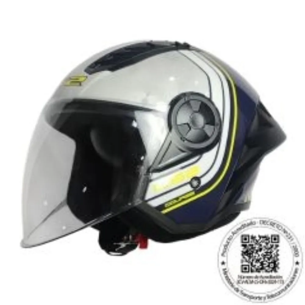 CASCO ABIERTO LS2 OF616 AIRFLOW II COURSE AZUL BLANCO de LS2 Helmets