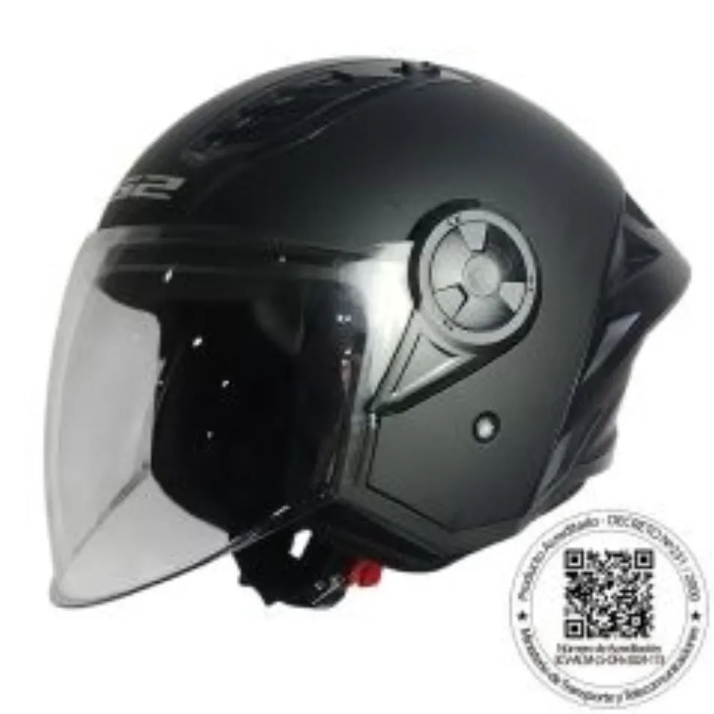 CASCO ABIERTO LS2 OF616 AIRFLOW II NEGRO MATE de LS2 Helmets