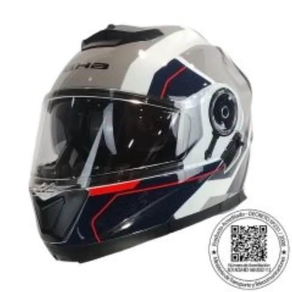 CASCO GHB 160 BOUNDARY BLANCO ROJO AZUL de GHB