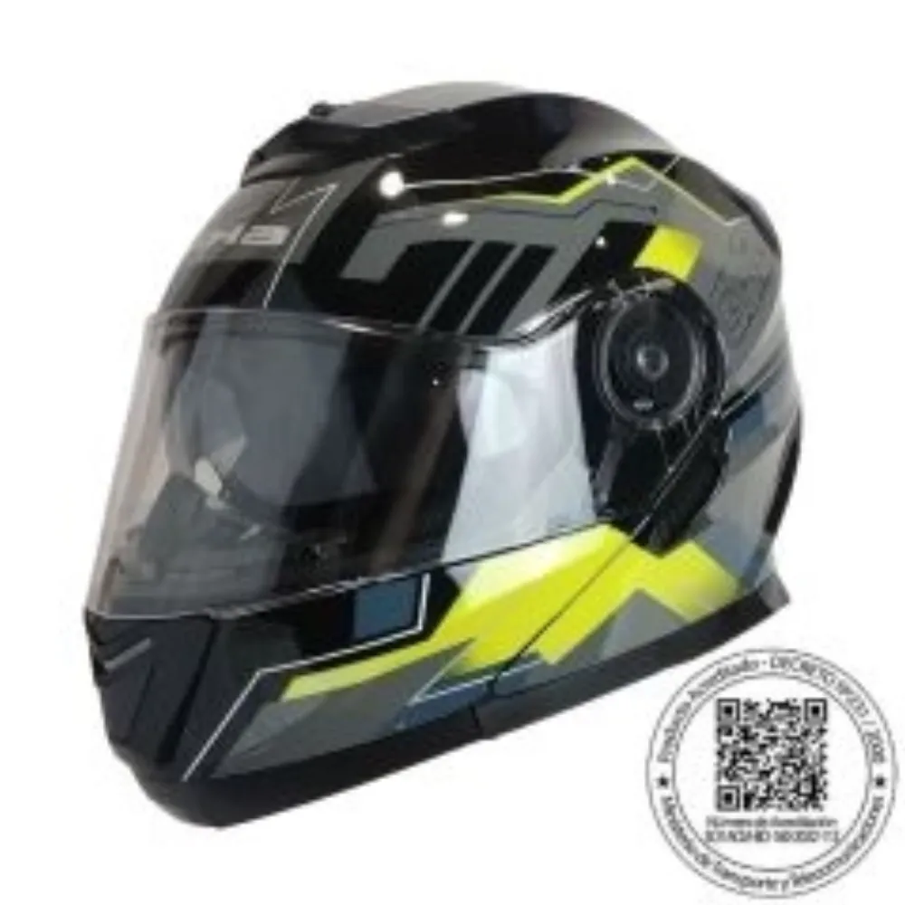 CASCO GHB 160 STRAITS NEGRO GRIS AMARILLO de GHB