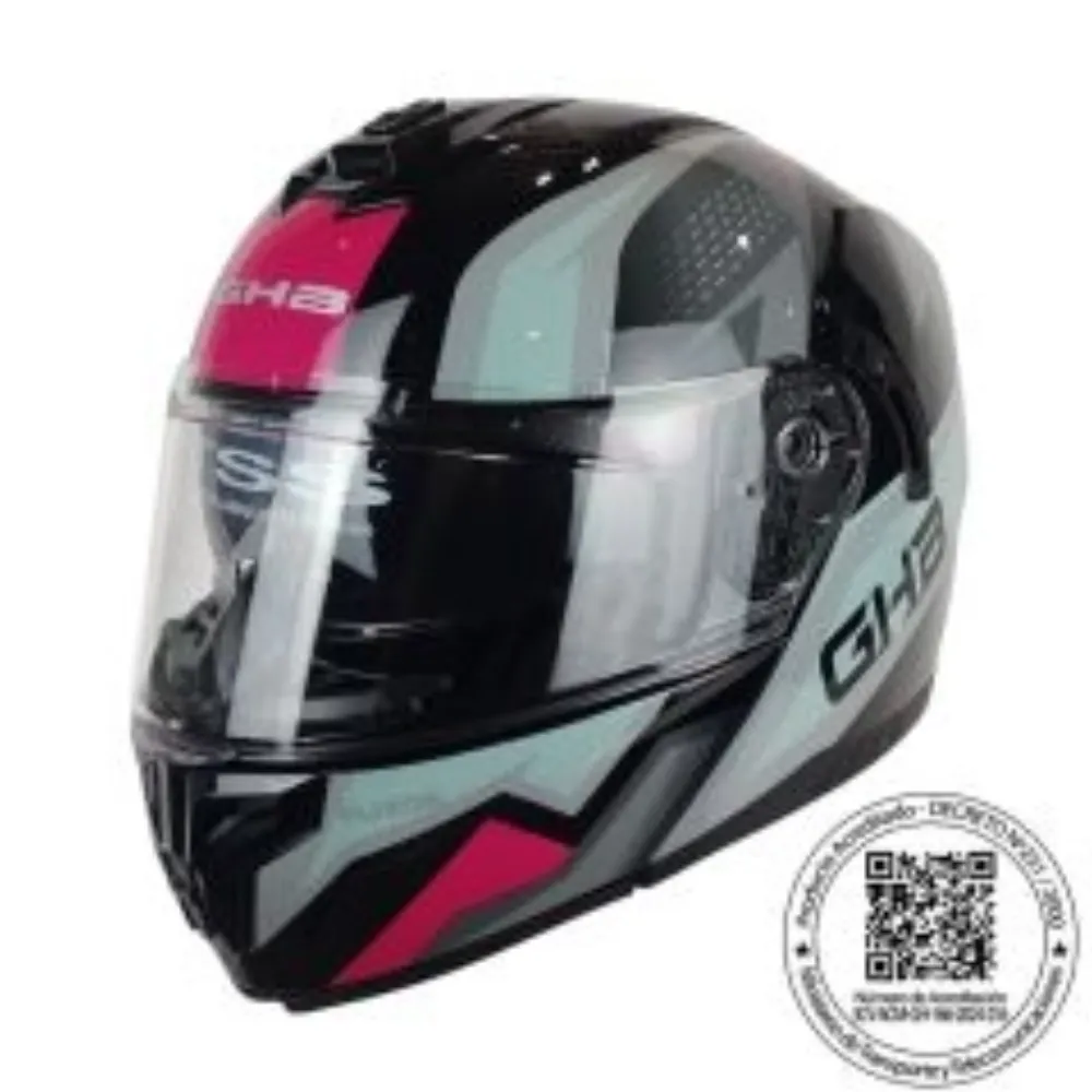 CASCO GHB 166 ELIXOR NEGRO ROSA MORA de GHB