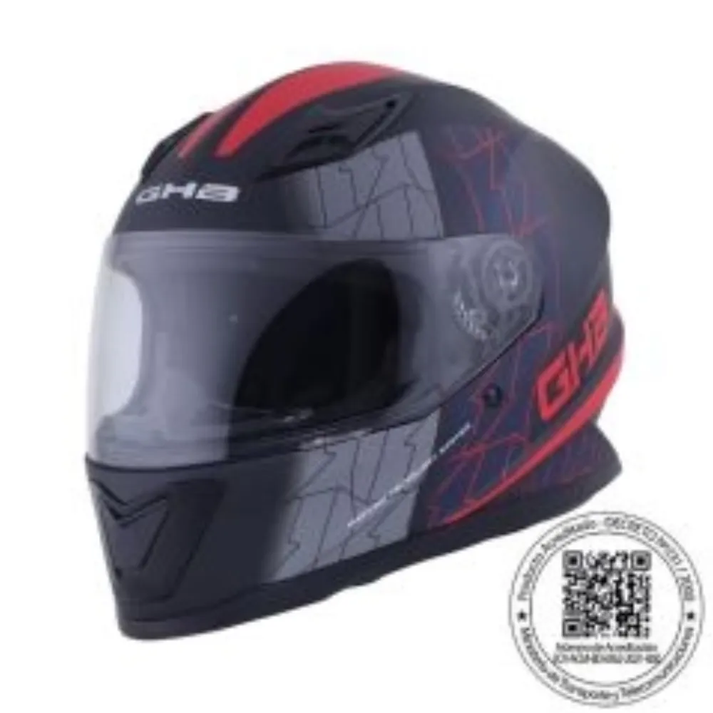 CASCO GHB M-62 JOY NEGRO ROJO AZUL MATTE de GHB