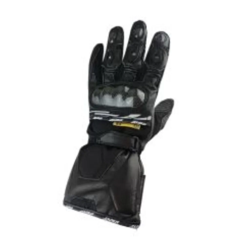GUANTE ATROX TORINO CUERO Y TEXTIL NEGRO de Atrox