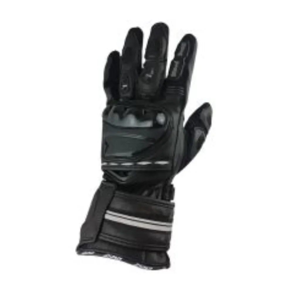 GUANTE ATROX TRENTO LARGO CUERO NEGRO de Atrox