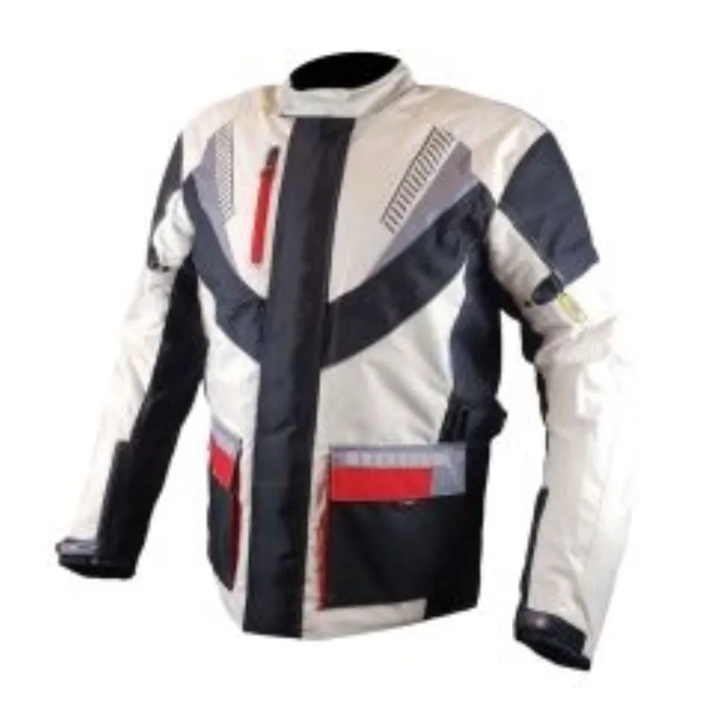 CHAQUETA ATROX TECH-3 LARGA BLANCA NEGRA ROJA de Atrox